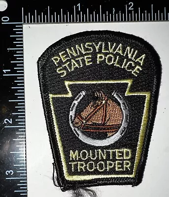 Pennsylvania PA State Police Mounted Trooper Patch • $15