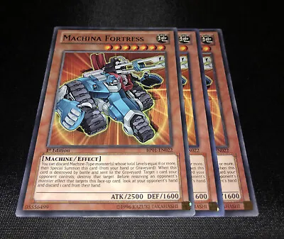 Machina Fortress X 3 - Playset - BP01-EN022 - 1st Edition - Rare - Yugioh • $6.20