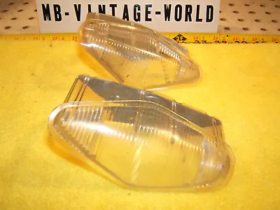 Mercedes W112W111W108W109 US Type Headlight L & R Clear OEM 1 Set Of  2 Lens • $199