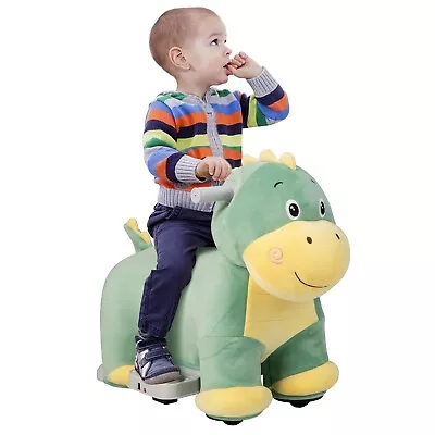 6V Electric Animal Ride On Toy Kids Plush Ride On Toy With Anti-slip Handlebars • £54.95