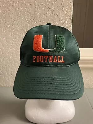 University Of Miami Men’s Hat Cap Nike Adjustable One Size Football  • $7.99