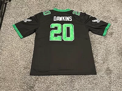 NWT Men’s Brian Dawkins Black W/Kelly Green Eagles Jersey L Large Throwback • $102.99