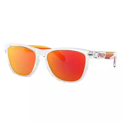 Oakley FROGSKINS Limited Edition Grips Polished Clear W/Prizm Ruby OO9013-E1 • $204.70