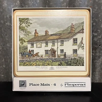 6 X Vintage Pimpernel Place Mats Old English Pubs And Inns Boxed • $11.73