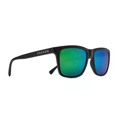 Kaenon Venice Sunglasses Matte Black Polarized Coastal Green Mirror • $125