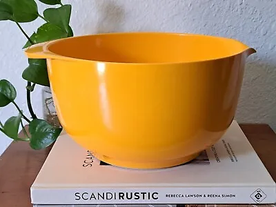 Vintage ROSTI Mepal Melamine LARGE 4 Liter Yellow Mixing Bowl Denmark • $20