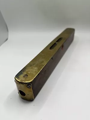 Antique Spirit Level With Eye Sight Made By Stratton Brothers? Rare Vintage Tool • $1.52