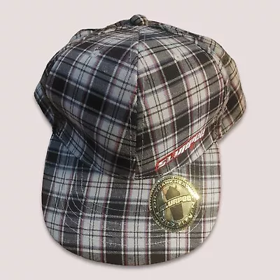 Slurpee 7-11 Plaid Stretch Fit Hat With Original Sticker [New W/O Tags] • $7.31