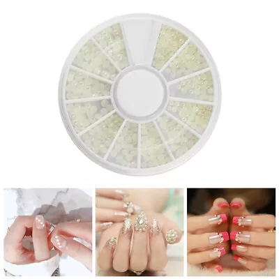 Stones Gems Wheel Pearls Nail Deco Rhinestone Fruits Nail Art Giliters Nail Art • $4.78