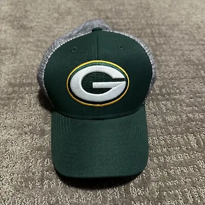 Green Bay Packers Green Gray 47' Brand Trucker OSS Stretch Fit Hat - NWOT • $14.99