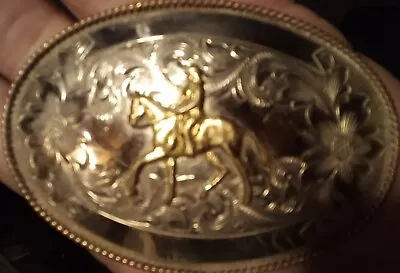 Montana Silversmith Oversize  Rodeo Blank Trophy Belt Buckle • $20