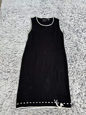 Michael Simon Dress Womens Size Medium Black Sleeveless Vintage • $39.99