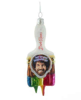 £18.20 • Buy Kurt Adler 80MM Bob Ross Paint Brush Ornament, Multi