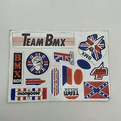 Vintage Stickers BMX Sheet 1980s Old Stock Bike Bicycle • $25.08