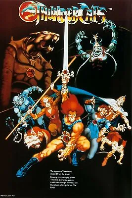 Thundercats Vintage 80's Poster 20x30 Inches • $19.99