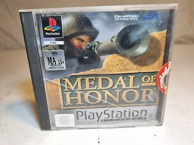 Medal Of Honor Playstation 1 Game PS1 Platinum - Playstation One - COMPLETE  • $30