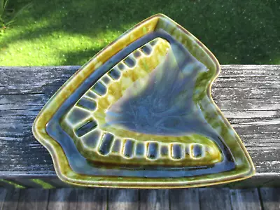 Mt Clemens MCM Footed Ashtray 923 Green 11 Rests  • $11