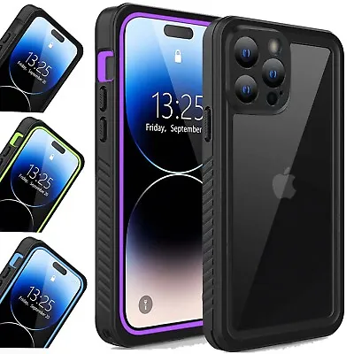 For IPhone 14 / 14 Pro Max Plus Case Waterproof Dust Shockproof Heavy Duty Cover • $22.99