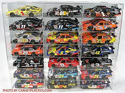 NASCAR 1:24 Diecast Display Case 21 Comp. Fits Action - 21 Cars • $129.95