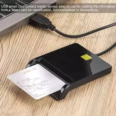 USB 2.0 Smart Card Reader DOD Military CAC Common Access-Bank Card-ID For Mac OS • $11.19