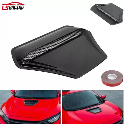 Glossy Black Engine Hood Vent Cover For Honda Civic Hatchback Type R 2016-2021 • $37.99