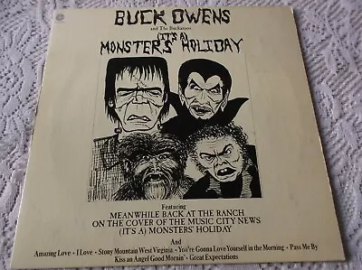 Buck Owens It S A Monsters Holiday LP Album Canada Pressing • $11.29