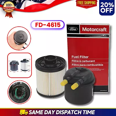 OEM Motorcraft FD-4615 Fuel Filter 11-13 6.7L Diesel F250 F350 F450 F550 - USA • $23.99