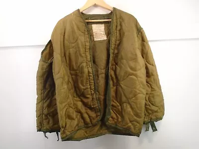 US Military Army Vietnam War Era M65 Field Jacket Coat Liner Small 1974 147-M • $37.95