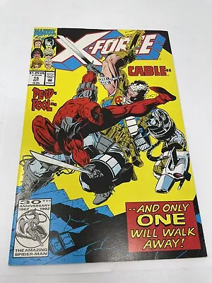 X-force #15 (vf-) 1992 Deadpool Vs. Cable Cover & Appearance! Modern Age Marvel • $4.99