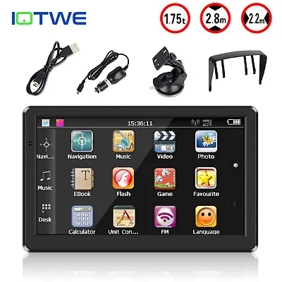 7'' Inch Portable Truck Car GPS Navigation Lifetime Free AU Map Updates Sat Nav • $68.99