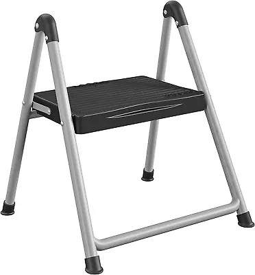 COSCO One Step Steel Resin Steps Step Stool Without Handle Platinum/Black • $37.73