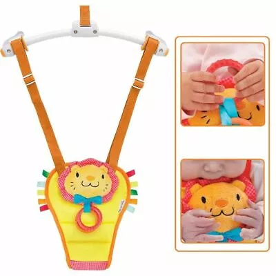 Bounce & Play Door Jumper Baby Bouncer Seat Activity Swing Chair Lion Soft Toy • £42.99