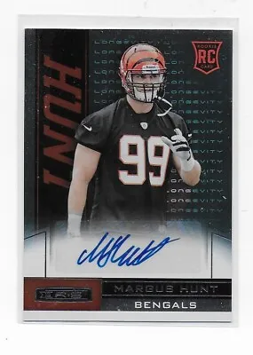 2013 Rookies & Stars Longevity Signatures Margus Hunt Rookie Auto RC • $4