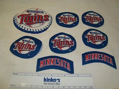 Minnesota Twins MLB Baseball Cotton Fabric Iron-On Patches Appliques • $9.99