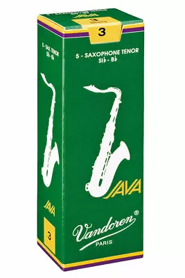 $29.99 • Buy Vandoren Java Tenor Saxophone Reeds 5 Pack