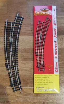 Hornby R8075 Right Hand Curved Point OO Gauge • £17.50