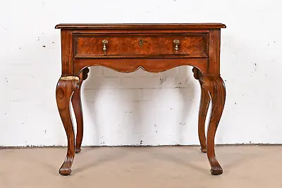 Baker Furniture Italian Provincial Burl Wood Dressing Table • $1185