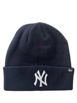 MLB New York Yankees ('47 Brand) Beanie Raised Cuff Knit Hat Navy • $23.99