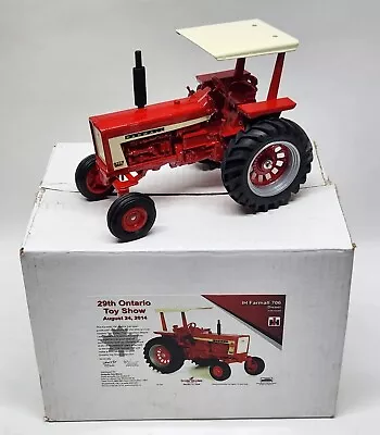 IH Farmall 706 Diesel Tractor W/ Canopy Ontario Show By Scale Models 1/16 Scale • $188