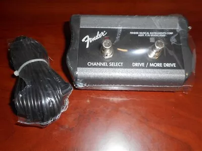 NEW Genuine Fender 2-Button Hot Rod DeVille Footswitch 099-4062-000 • $50.63