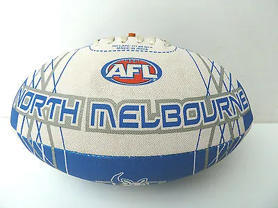 Afl North Melbourne Kangaroos Full Size Synthetic Team Football - Brand New • $24.95