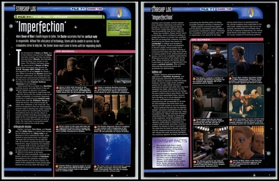 £1.49 • Buy Imperfection - Voyager - Star Trek Fact File Page