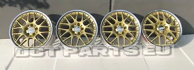 $1599 • Buy ❤️❤️4 OEM BBS RX503 8x17 Et35 Mercedes Audi Vw Golf Polish Gold  ❤️❤️