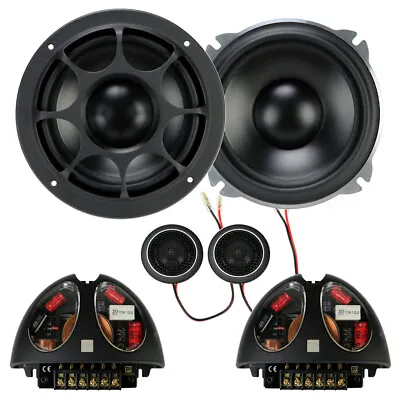 Morel Hybrid 52 5-1/4  2-Way Component Speakers 120W 4-Ohm Car Audio Comp NEW • $949
