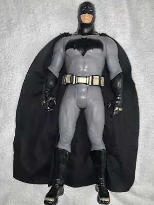 BATMAN Figure 19.5 Inches Tall DC Comics Jakks 2015 Black And Grey • £17.49
