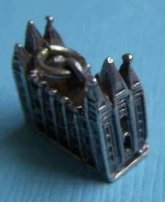 Vintage Mormon Temple Salt Lake City Utah Sterling Charm  • $24.99