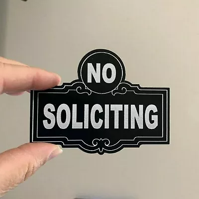 No Soliciting Door Sign No Soliciting Sign No Soliciting Signs • $7.99