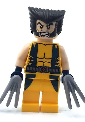 £24.49 • Buy LEGO WOLVERINE MINIFIGURE SUPER HERO AUTHENTIC X-MEN FIG Chopper Showdown (2014)