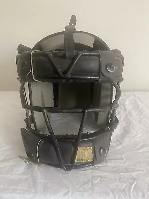 Vintage Hutch Catchers Mask Spitter On Rawlings Helmet 6 7/8-7 • $48