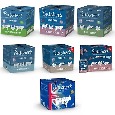 Butchers Delicious Wet Dog Food Cans Tasty Flavour Variety 18x400g - All Types • £21.94